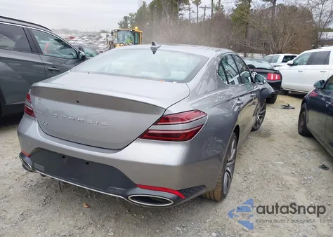 2025 Genesis G70 2.5T Rwd z USA, uszkodzony, nr VIN KMTG34SC8SU156546